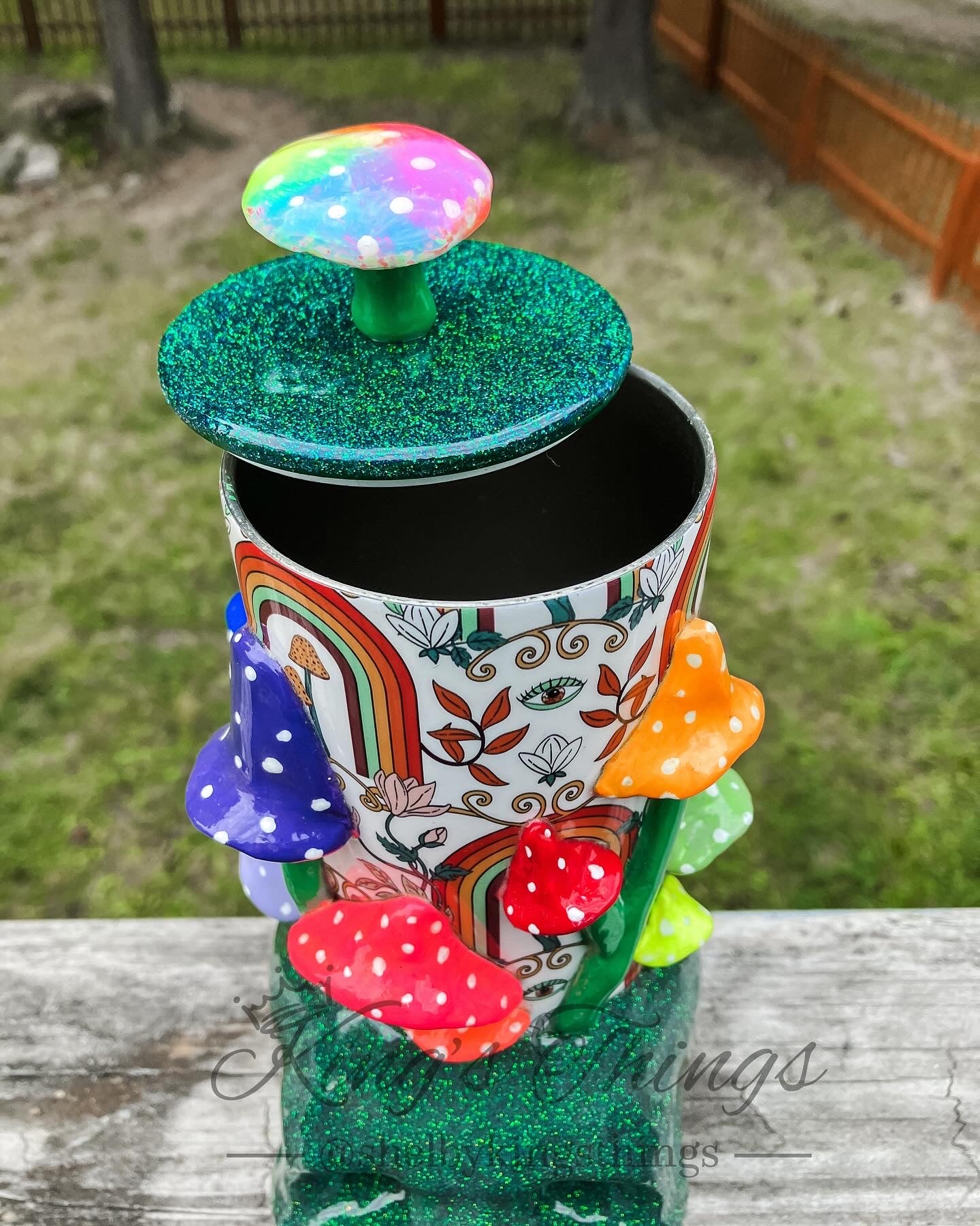 3D Mushroom Skull Decor